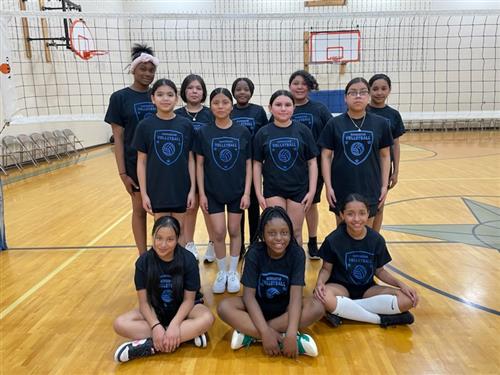 photo of volleyball team